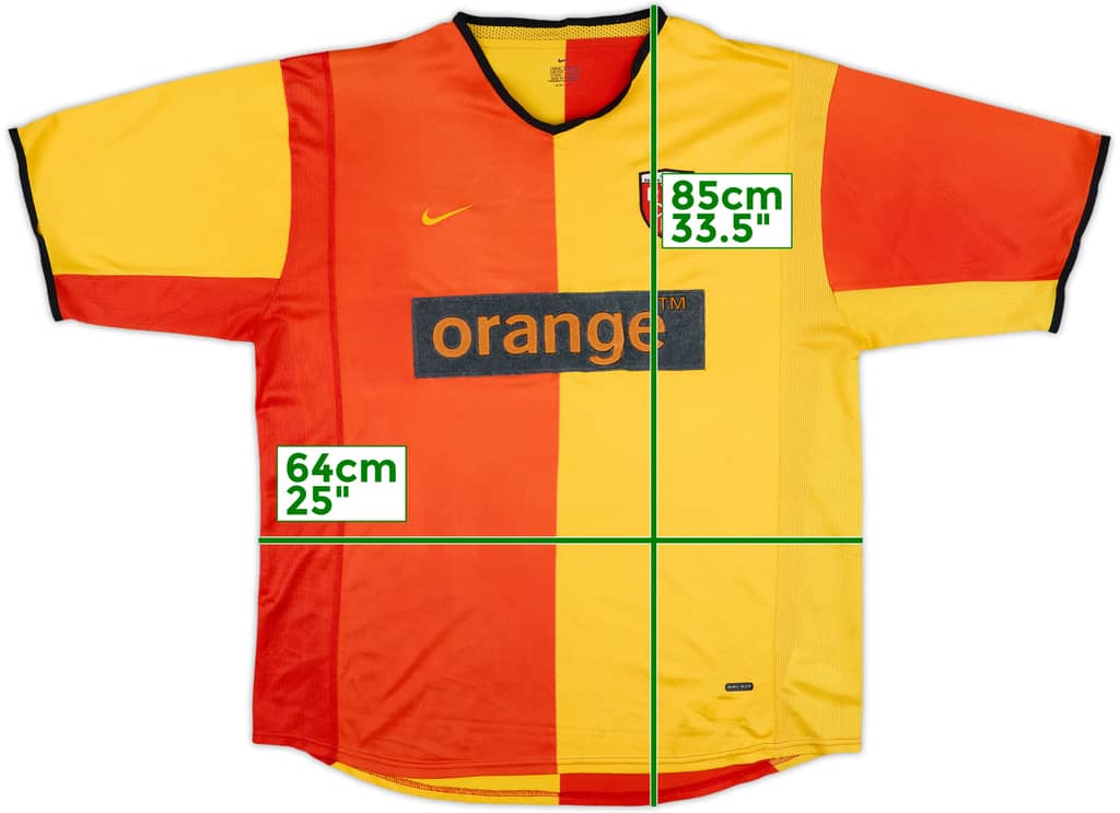 2001-02 Lens Home Shirt - 6/10 - (XL)