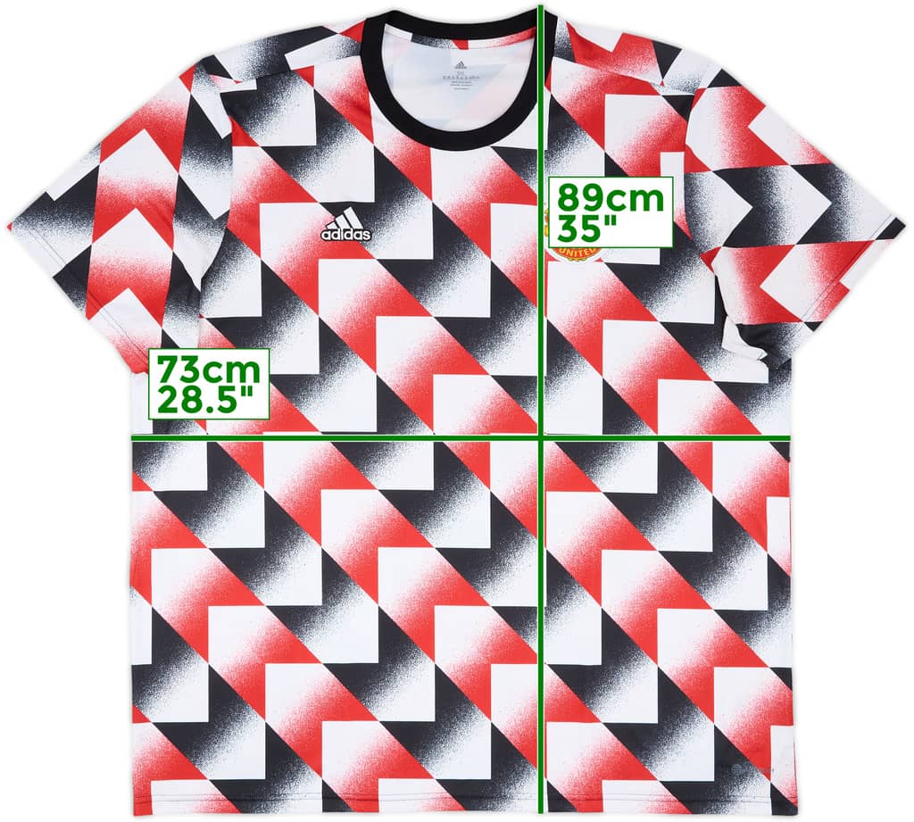 2022-23 Manchester United adidas Training Shirt - 10/10 - (3XL)