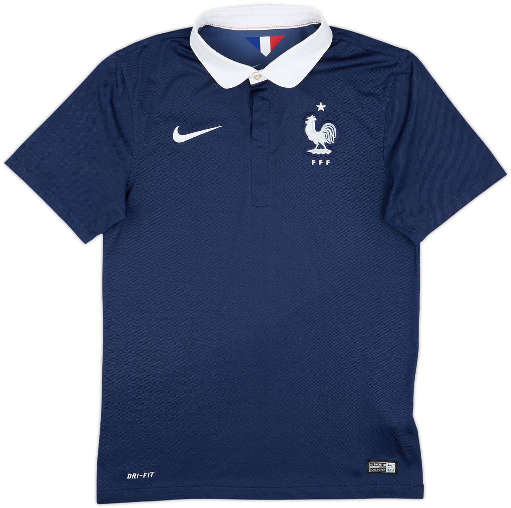 2014-15 France Home Shirt - 10/10 - (S)