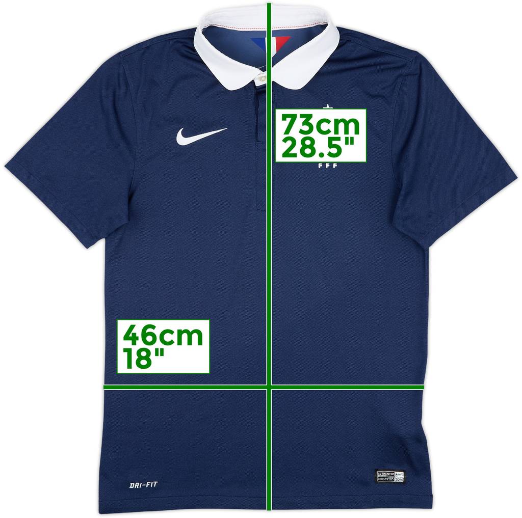 2014-15 France Home Shirt - 10/10 - (S)