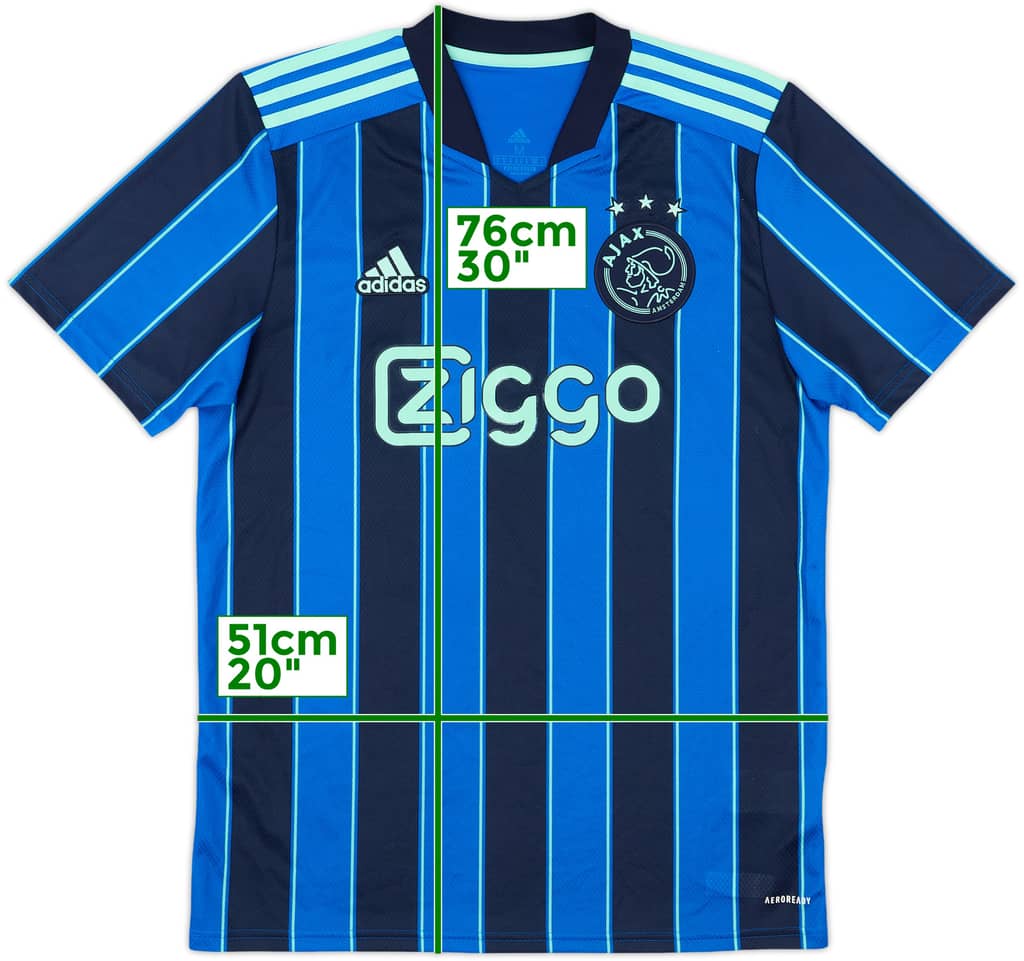 2021-22 Ajax Away Shirt - 8/10 - (M)
