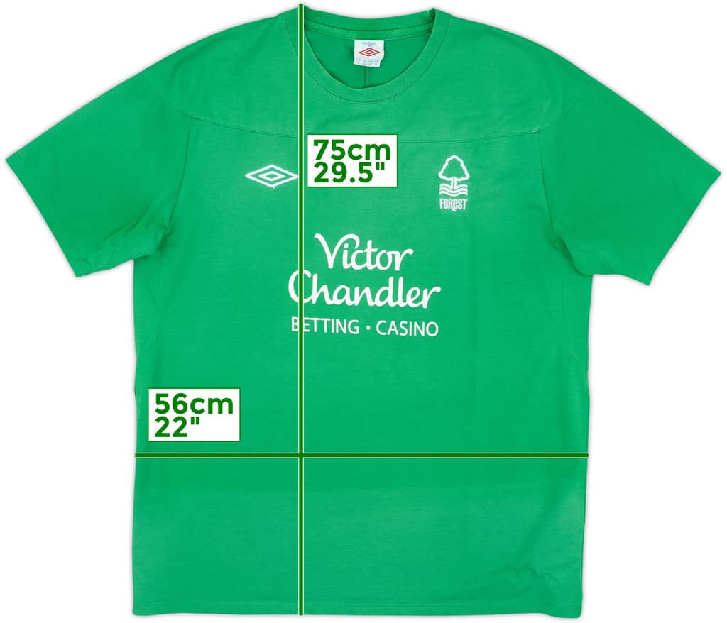 2010-11 Nottingham Forest Umbro Training Shirt - 7/10 - (XL)