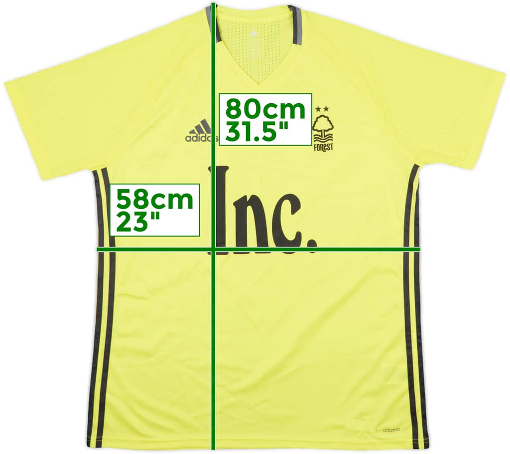 2016-17 Nottingham Forest adidas Training Shirt - 8/10 - (XL)