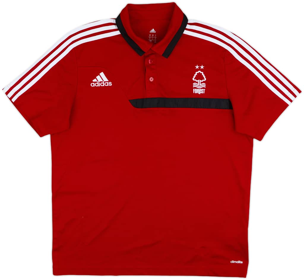 2013-14 Nottingham Forest adidas Polo Shirt - 9/10 - (L)