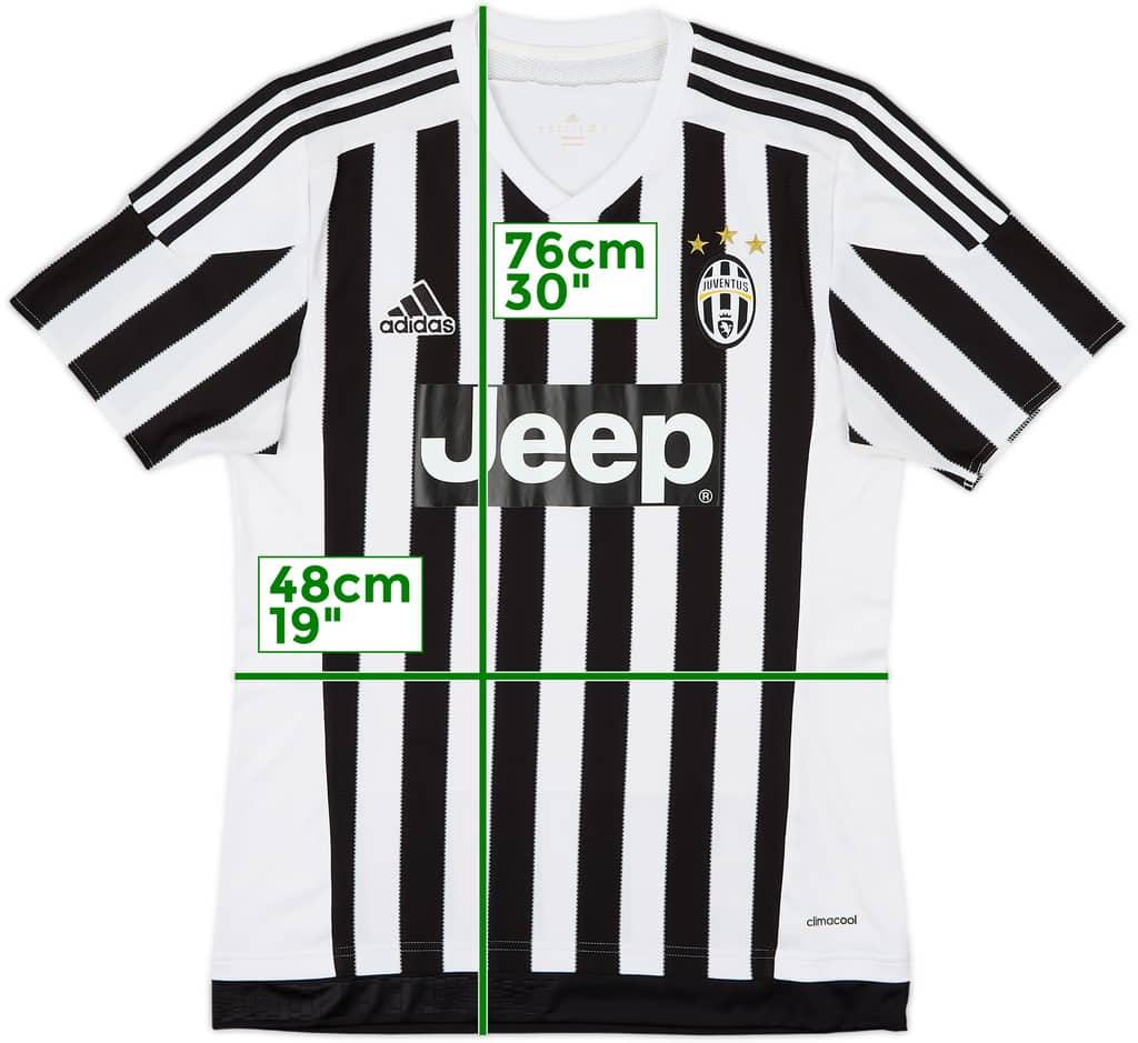 2015-16 Juventus Home Shirt - 8/10 - (M)