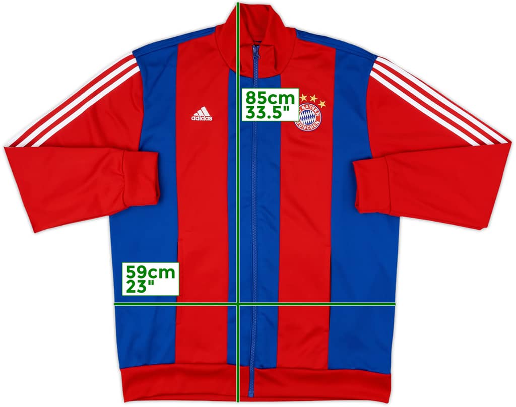 2014-15 Bayern Munich adidas Track Jacket - 8/10 - (XL)
