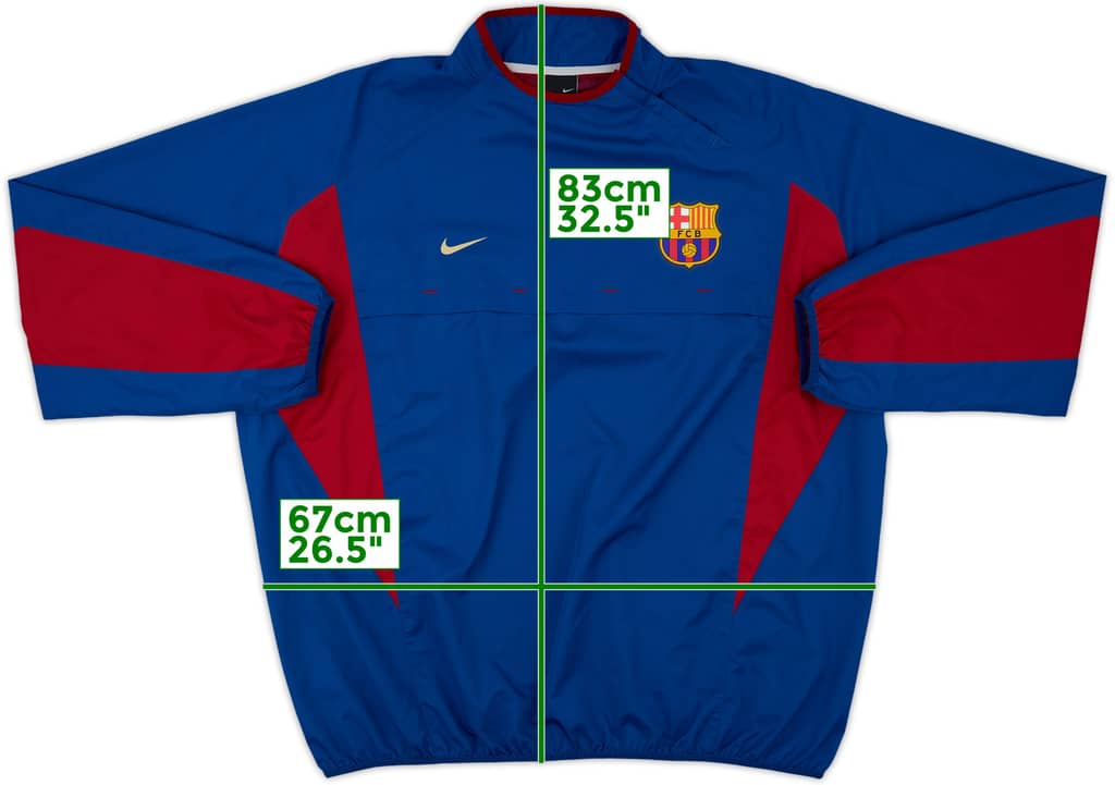 2002-03 Barcelona Nike Drill Top - 8/10 - (XXL)