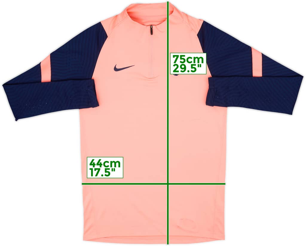 2020-21 Tottenham Nike 1/4 Zip Drill Top - 6/10 - (S)
