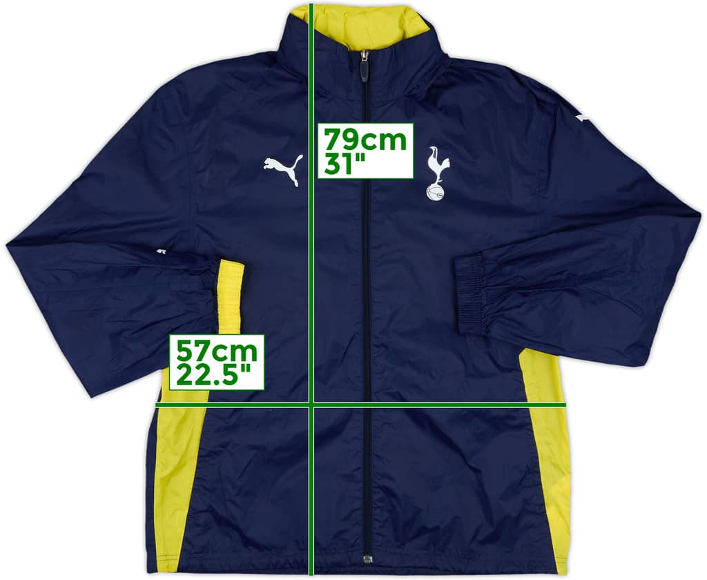 2009-10 Tottenham Puma Hooded Rain Jacket - 8/10 - (M)