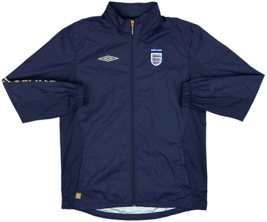 2004-06 England Umbro Hooded Rain Jacket - 8/10 - (M)