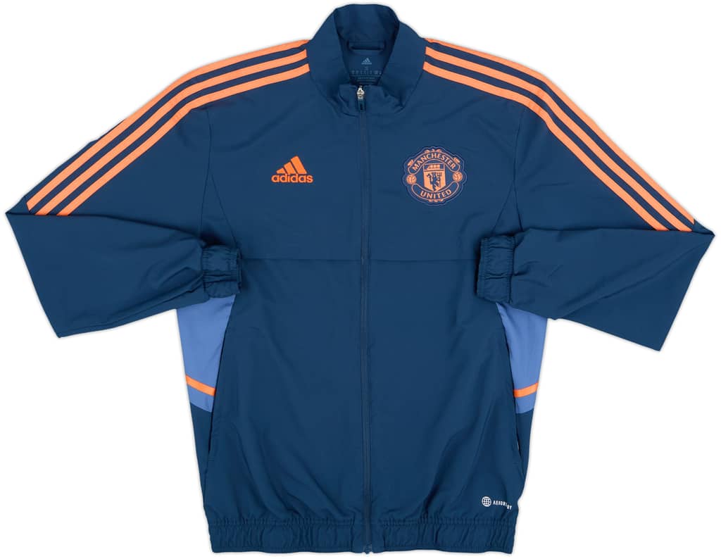 2022-23 Manchester United adidas Track Jacket - 8/10 - (S)