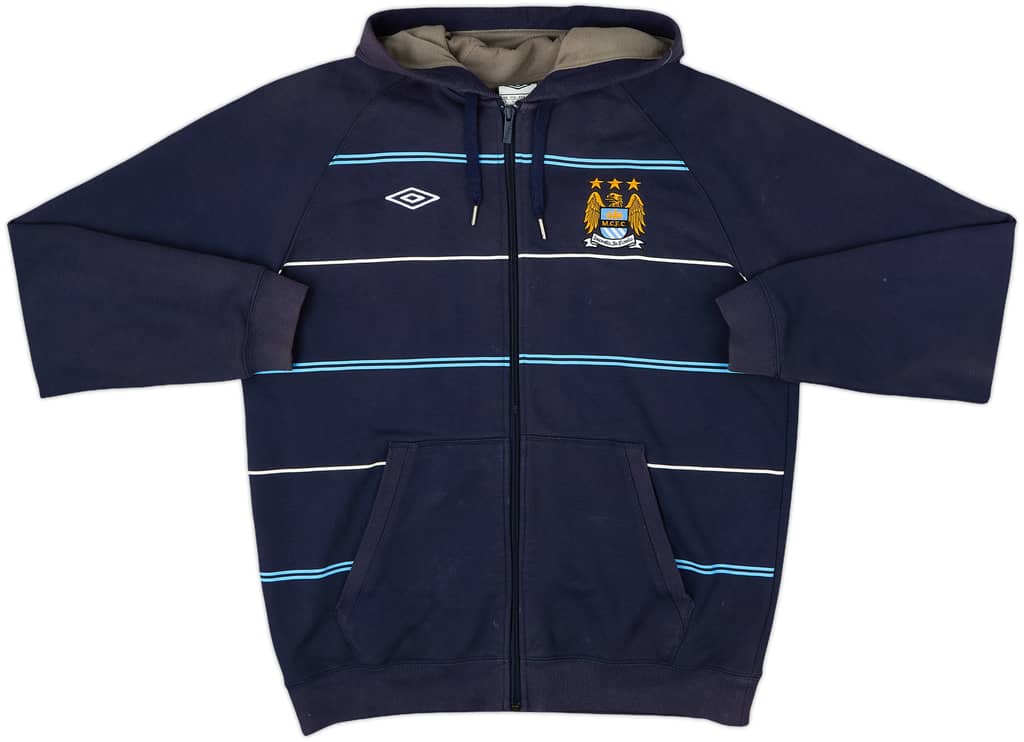 2012-13 Manchester City Umbro Hooded Track Jacket - 5/10 - (L)