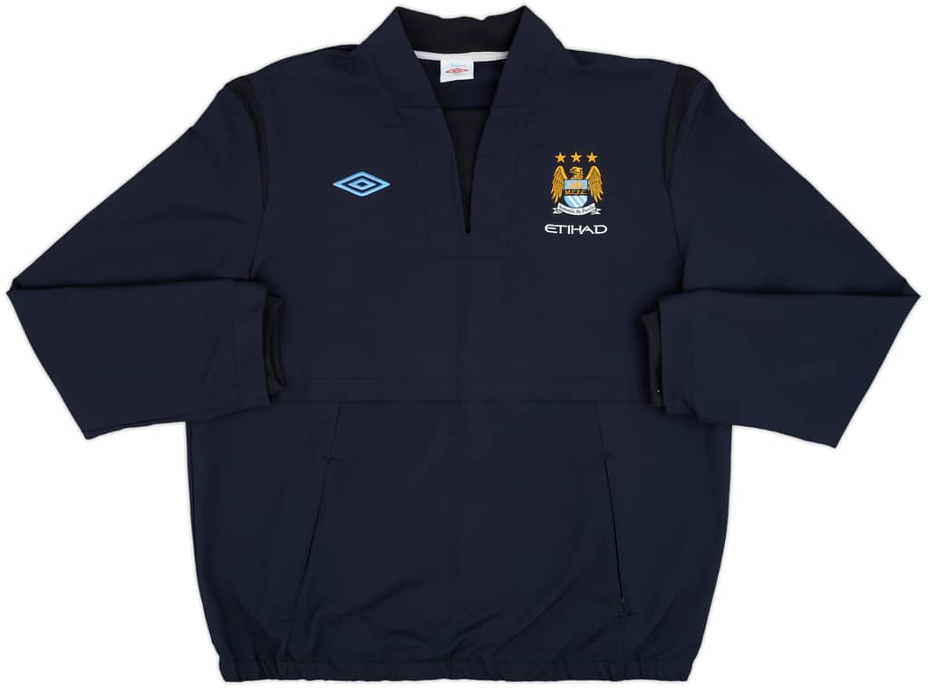 2010-11 Manchester City Umbro Drill Top - 9/10 - (XXL)