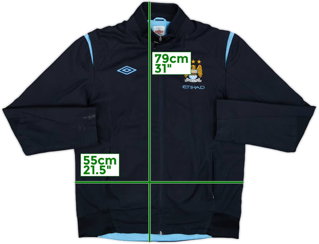 2010-11 Manchester City Umbro Track Jacket - 9/10 - (L)