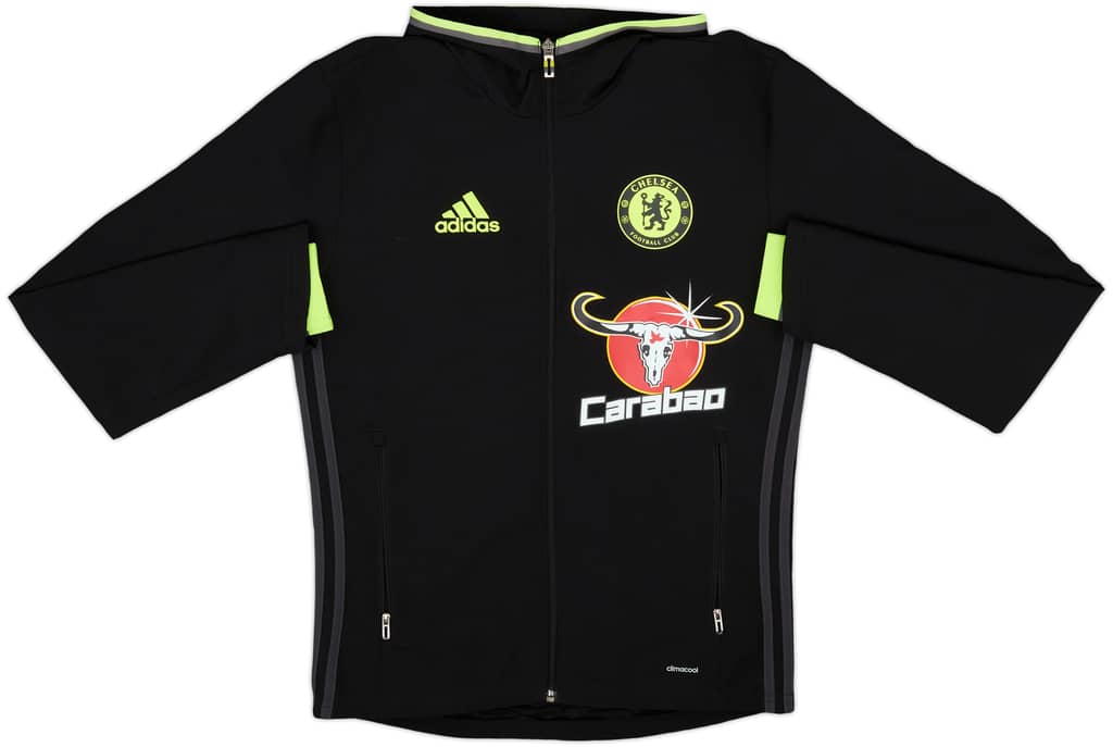 2014-15 Chelsea adidas Hooded Track Jacket - 10/10 - (XS)