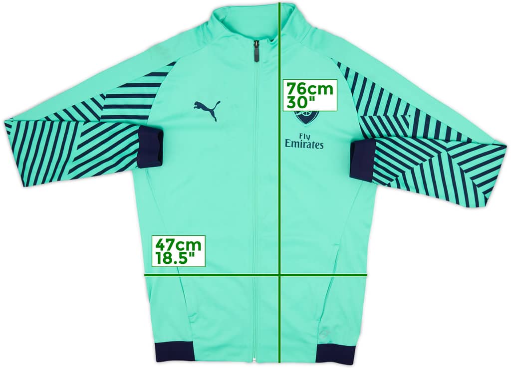 2017-18 Arsenal Puma Track Jacket - 6/10 - (M)