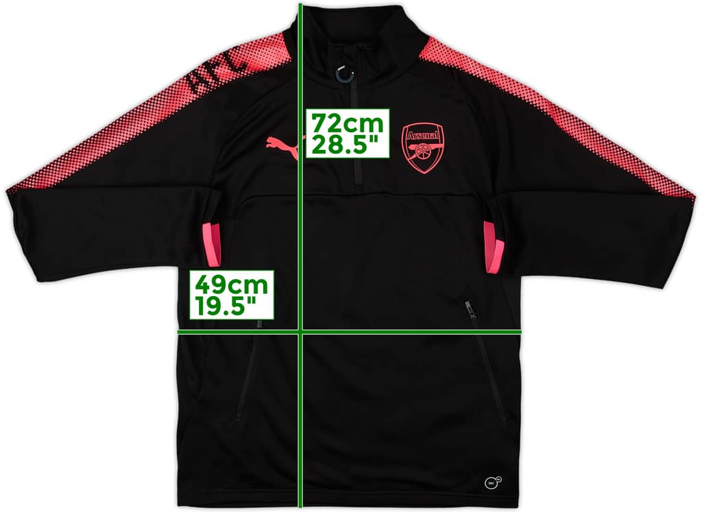 2017-18 Arsenal Puma 1/4 Zip Drill Top - 10/10 - (S)