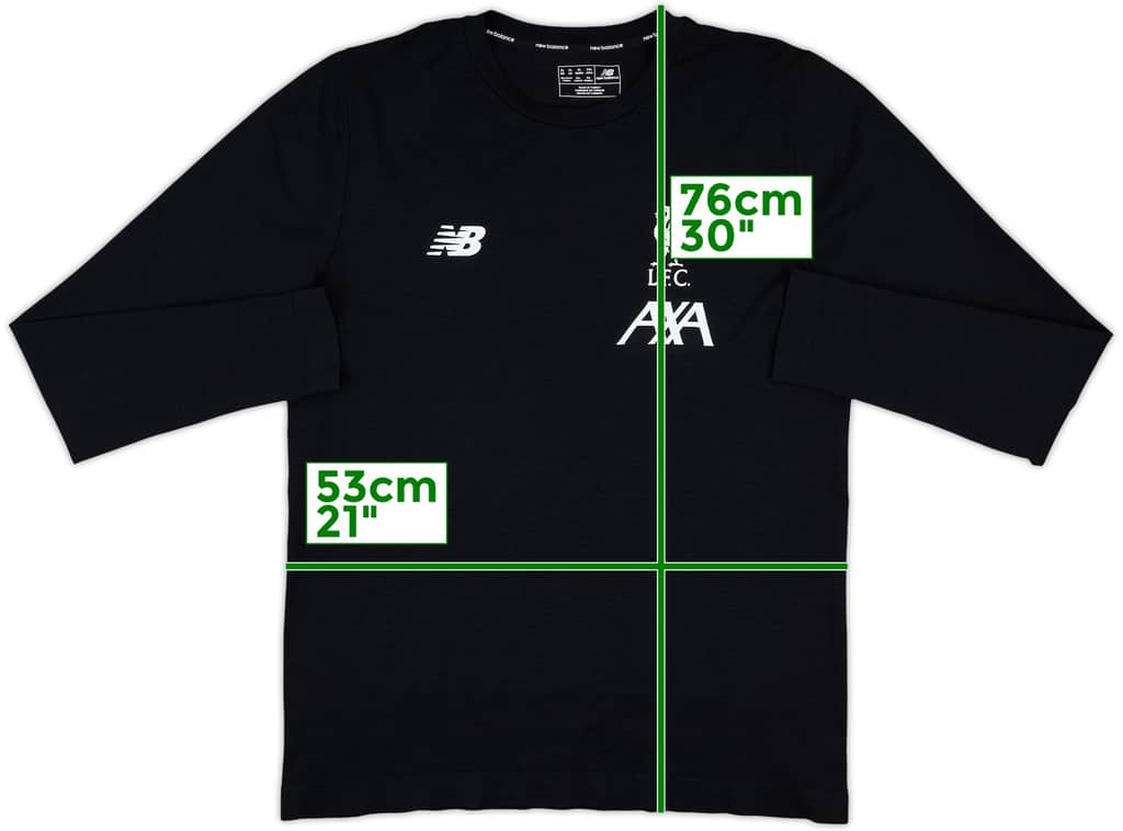 2019-20 Liverpool New Balance Training L/S Shirt - 7/10 - (XL)