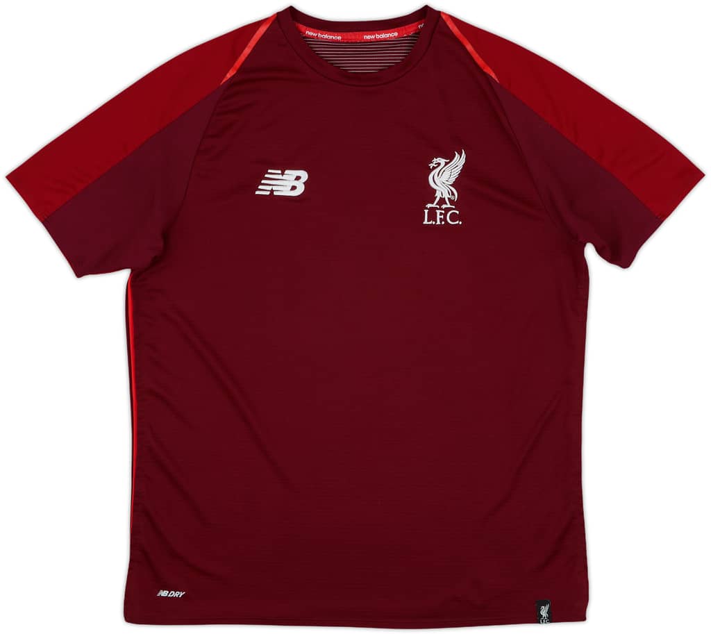 2018-19 Liverpool New Balance Training Shirt - 8/10 - (S)