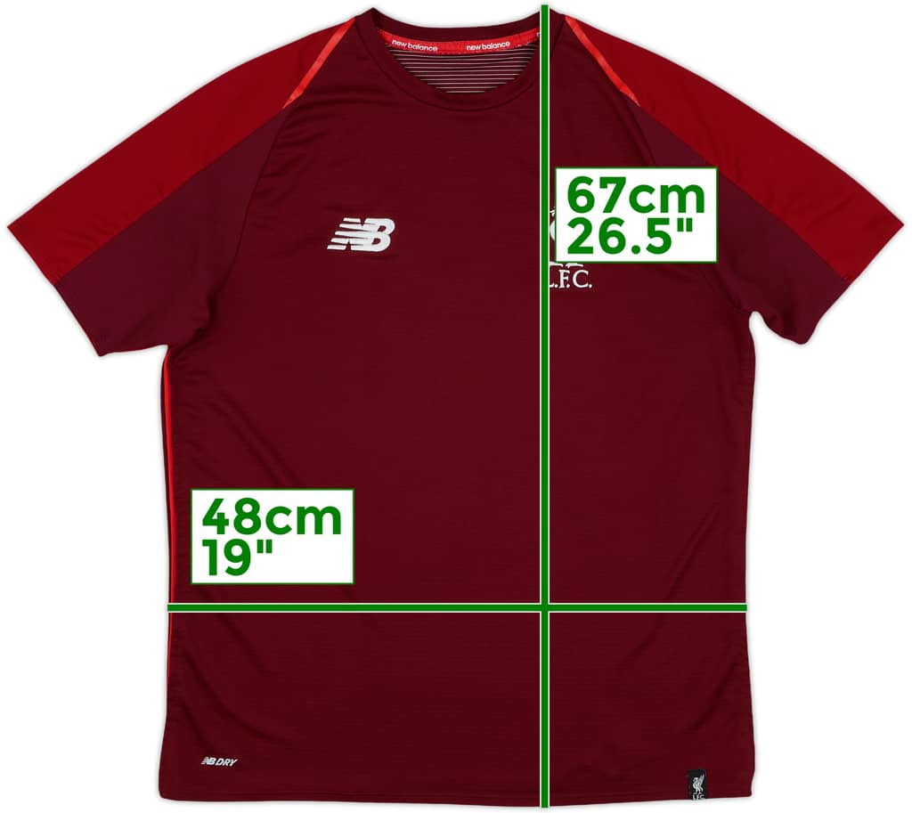 2018-19 Liverpool New Balance Training Shirt - 8/10 - (S)