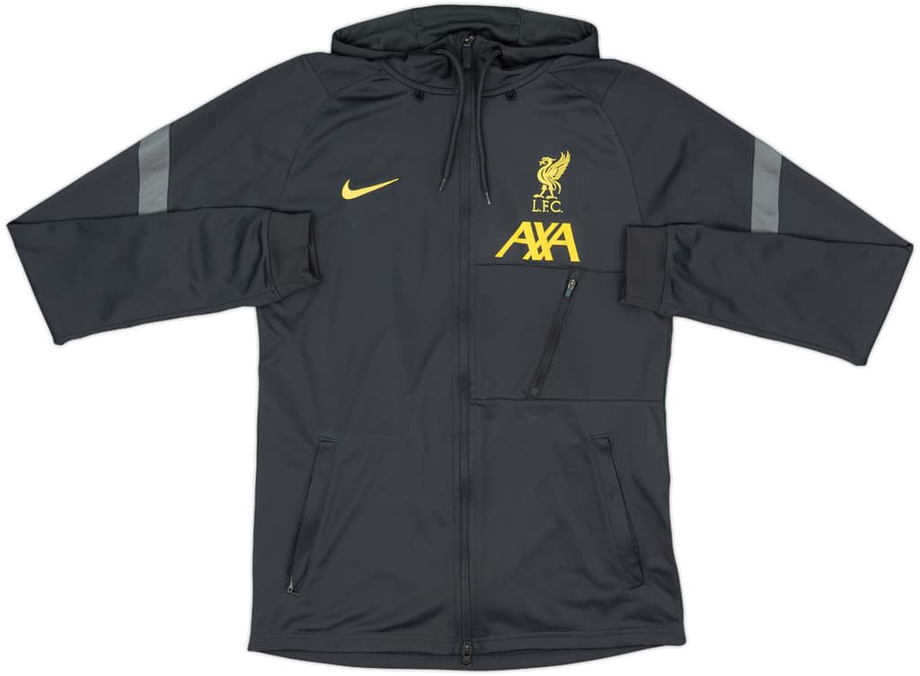 2021-22 Liverpool Nike Hooded Track Jacket - 9/10 - (S)