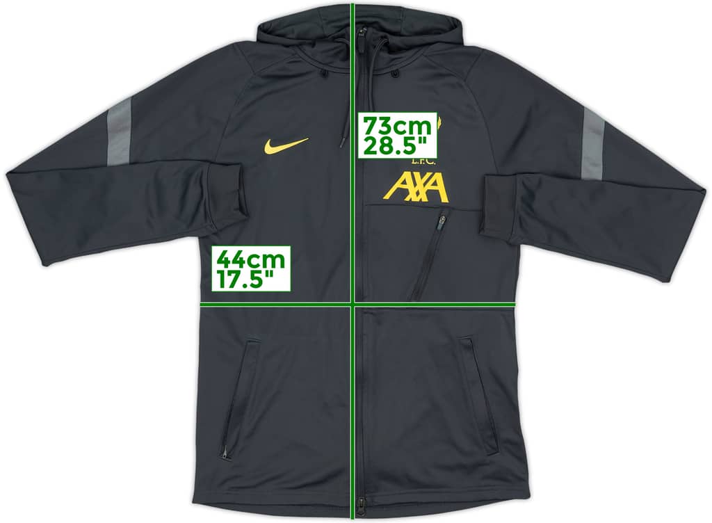 2021-22 Liverpool Nike Hooded Track Jacket - 9/10 - (S)