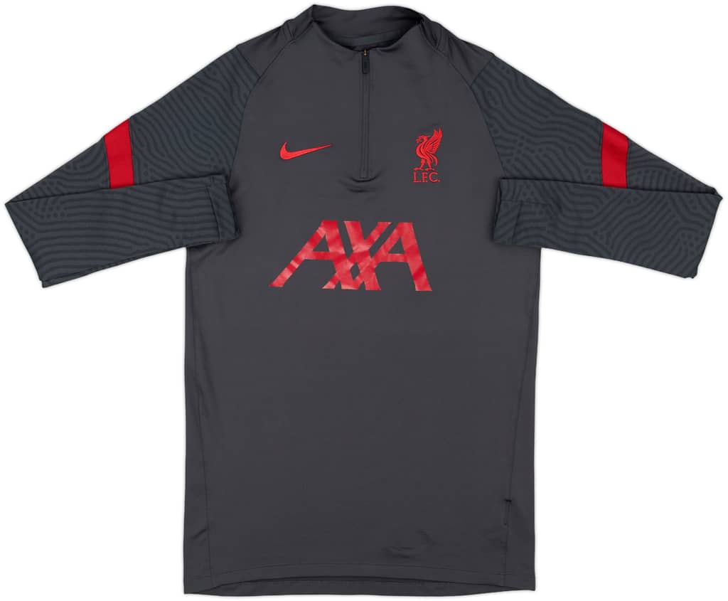 2020-21 Liverpool Nike 1/4 Zip Drill Top - 8/10 - (S)