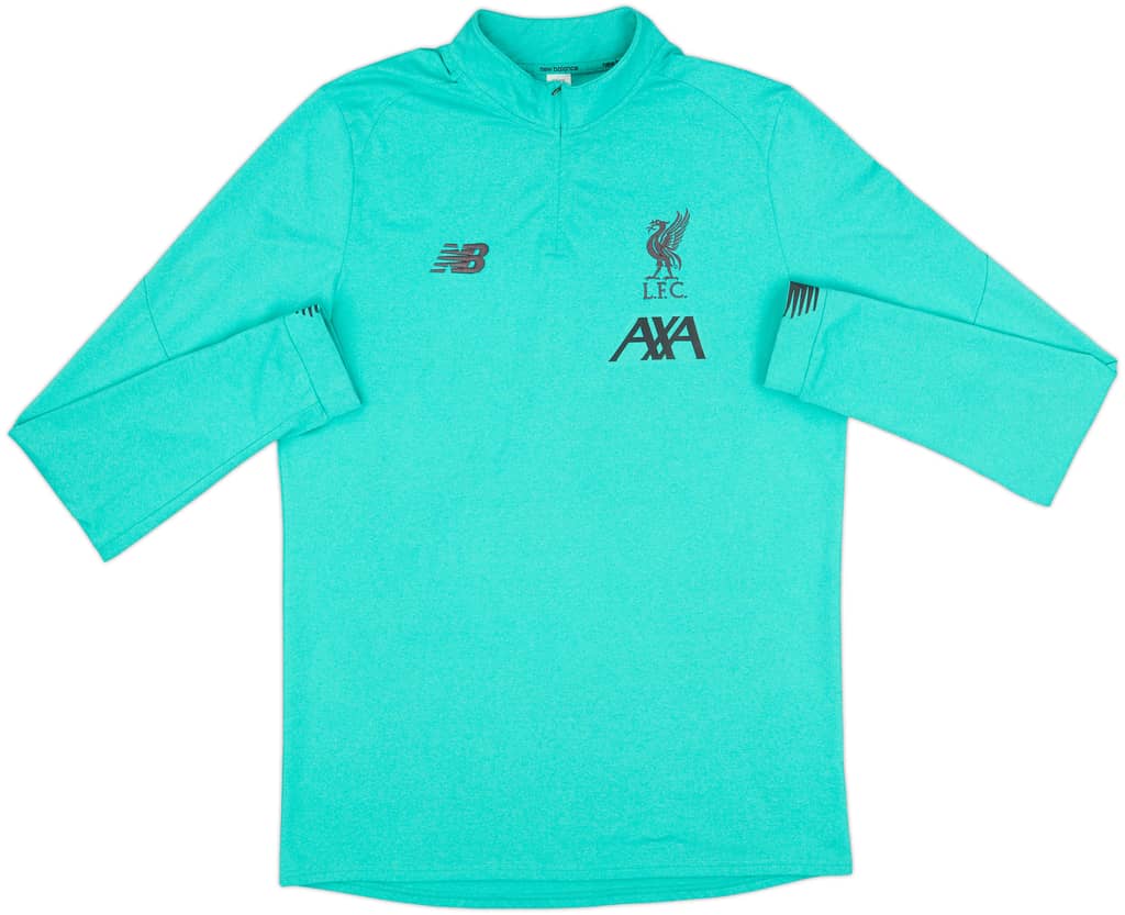 2019-20 Liverpool New Balance 1/4 Zip Drill Top - 8/10 - (XL)
