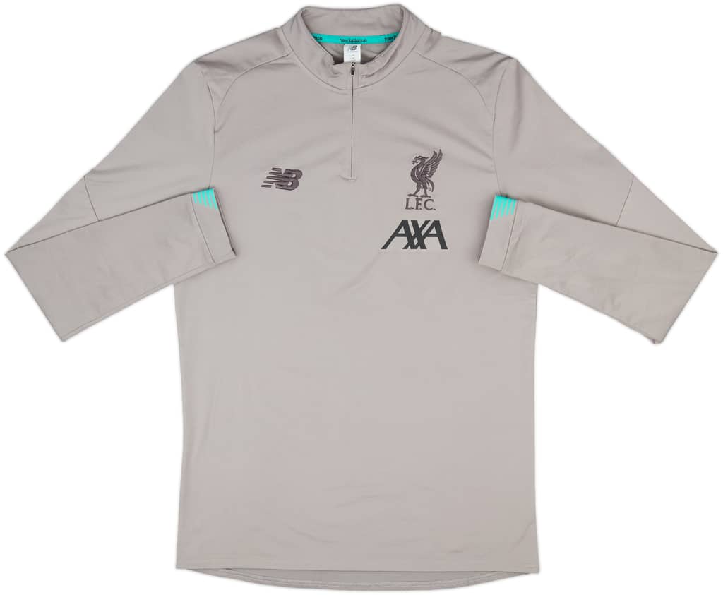 2019-20 Liverpool New Balance 1/4 Zip Drill Top - 10/10 - (L)