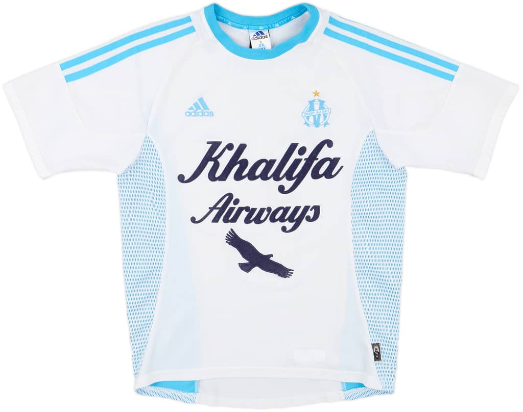 2002-03 Olympique Marseille Home Shirt - 9/10 - (S)