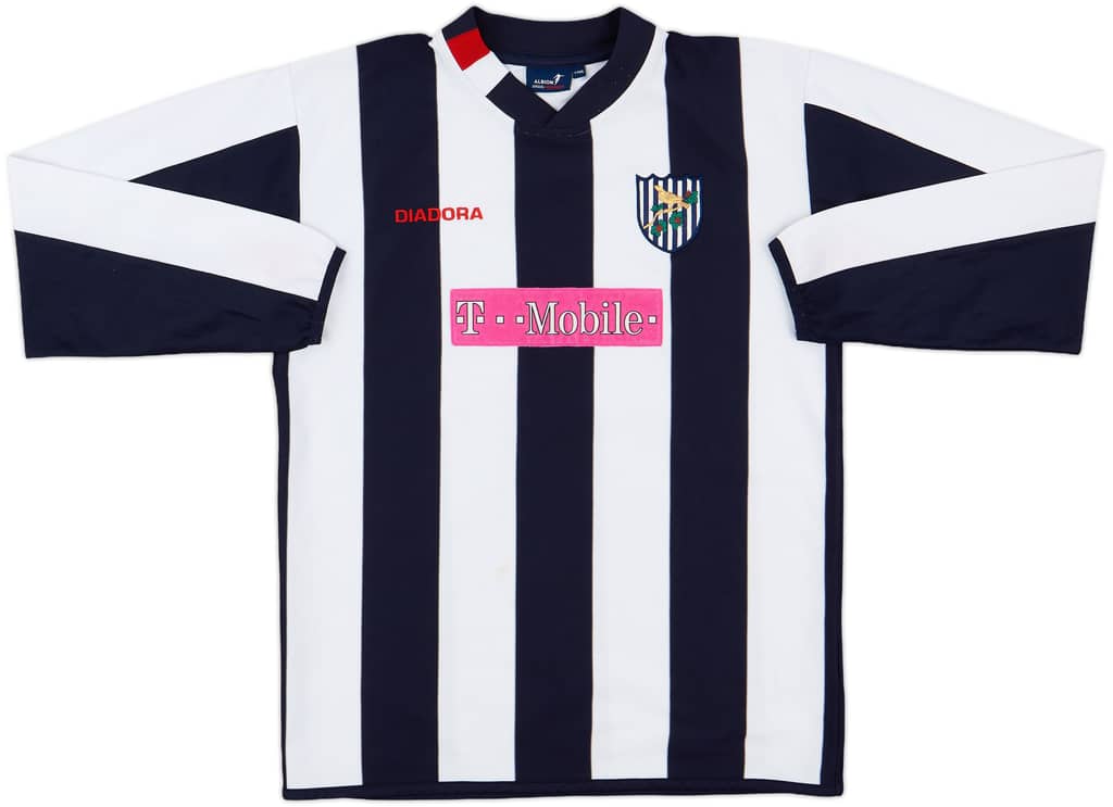 2004-05 West Brom Home L/S Shirt - 6/10 - (Y)