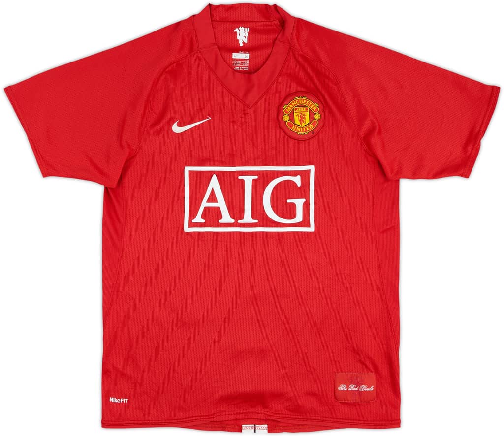 2007-09 Manchester United Home Shirt Carrick #16