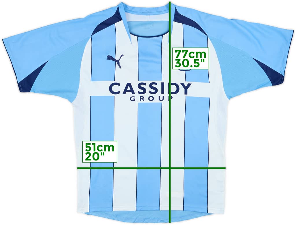 2008-09 Coventry Home Shirt - 8/10 - (L)