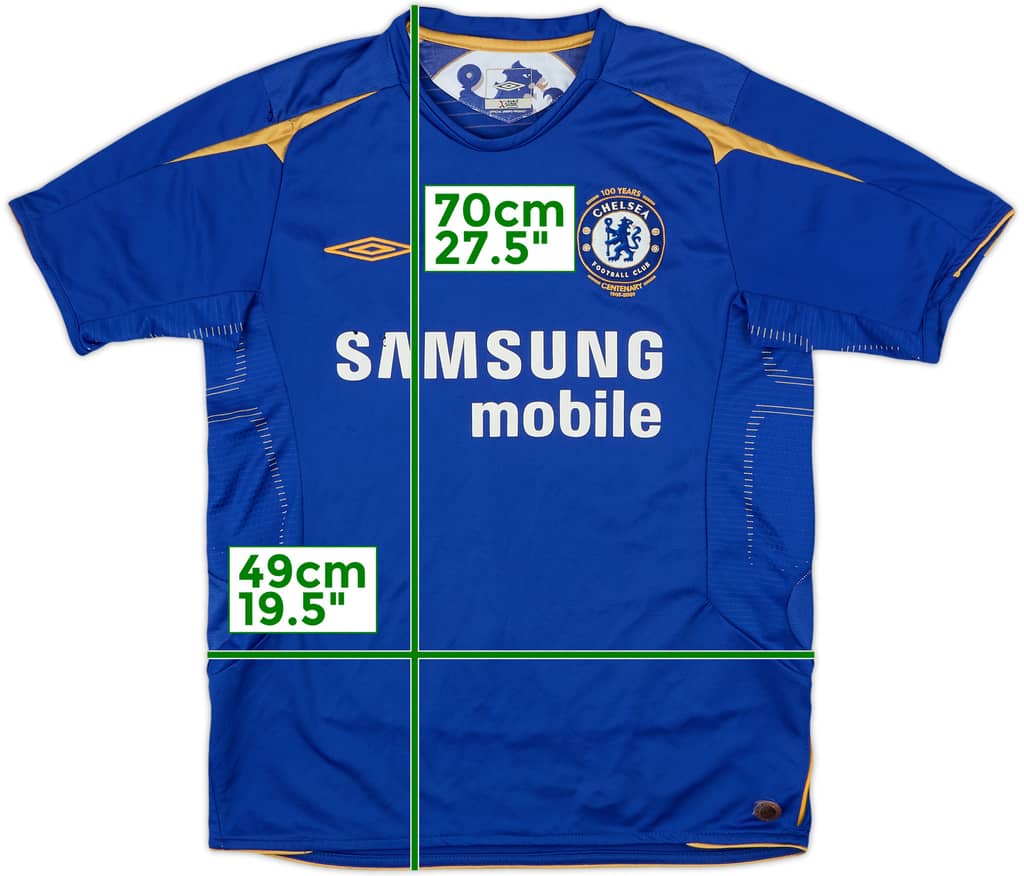 2005-06 Chelsea Centenary Home Shirt - 5/10 - (S)