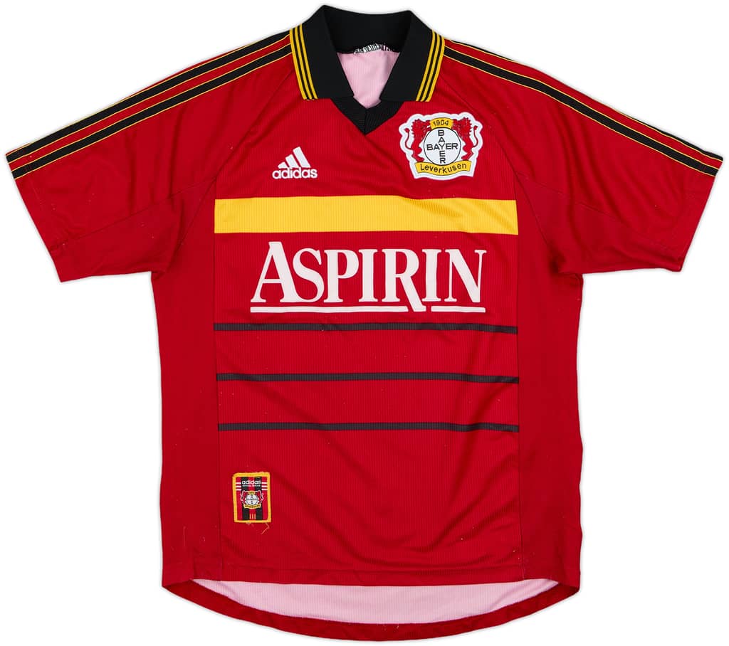 1998-00 Bayer Leverkusen Home Shirt - 8/10 - (Y)