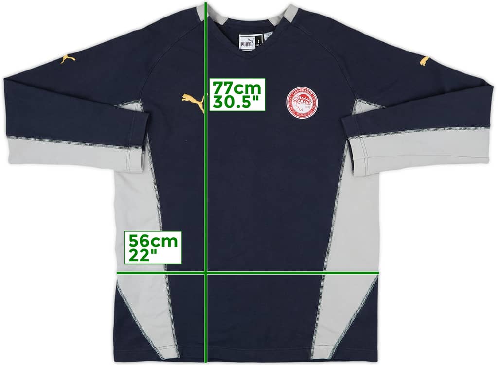 2005-06 Olympiakos Puma Sweat Top - 7/10 - (L)