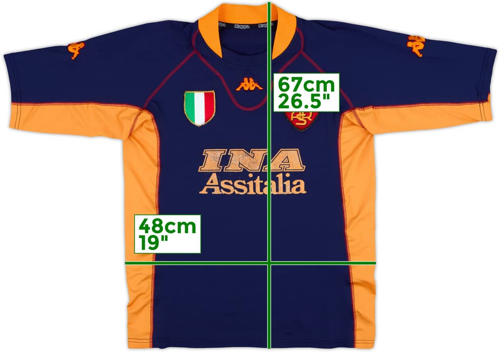 2001-02 Roma Third Shirt - 5/10 - (XL)