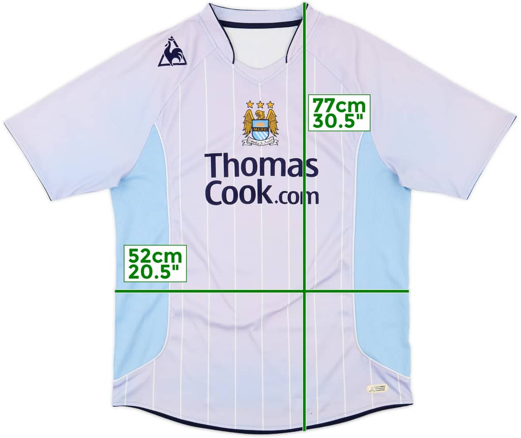 2007-08 Manchester City Away Shirt - 4/10 - (M)