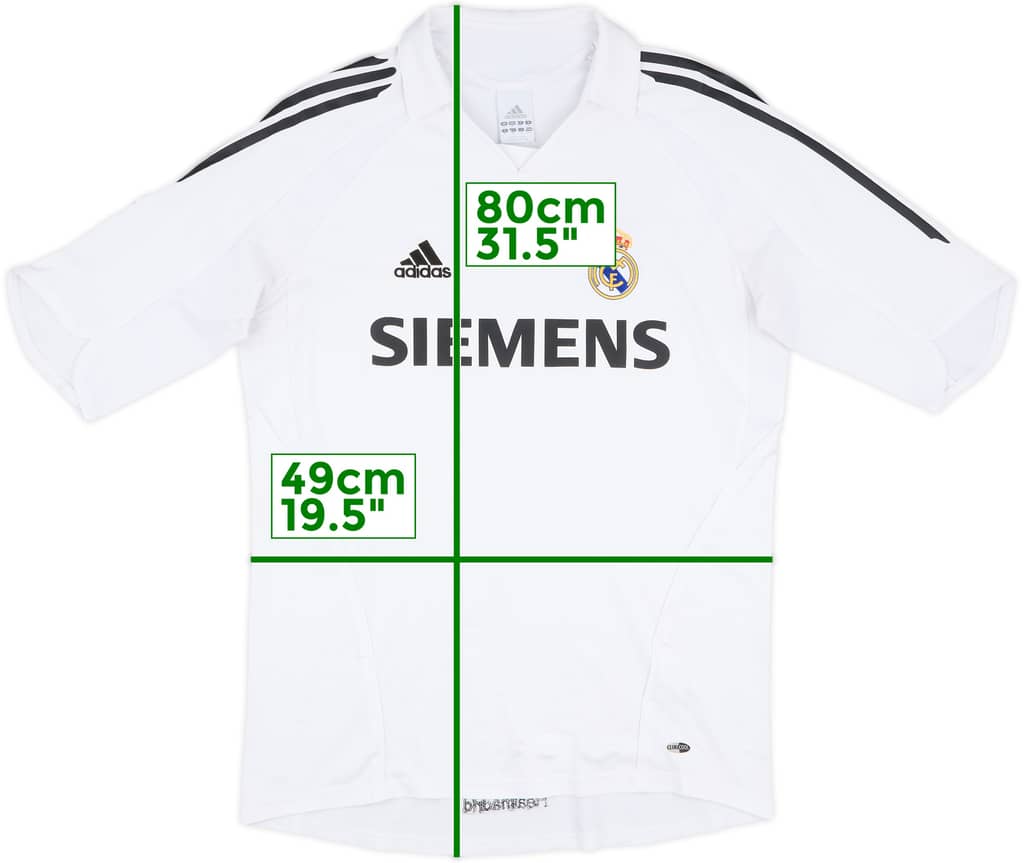 2005-06 Real Madrid Home Shirt - 8/10 - (M)
