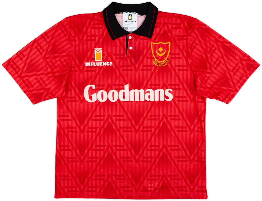 1991-93 Portsmouth Away Shirt - 9/10 - (M)