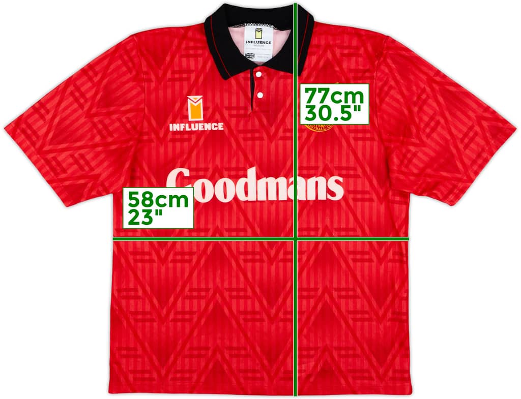 1991-93 Portsmouth Away Shirt - 9/10 - (M)