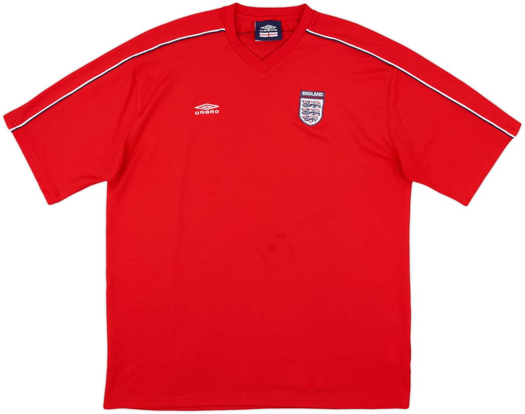 2000-02 England Umbro Training Shirt - 7/10 - (XXL)