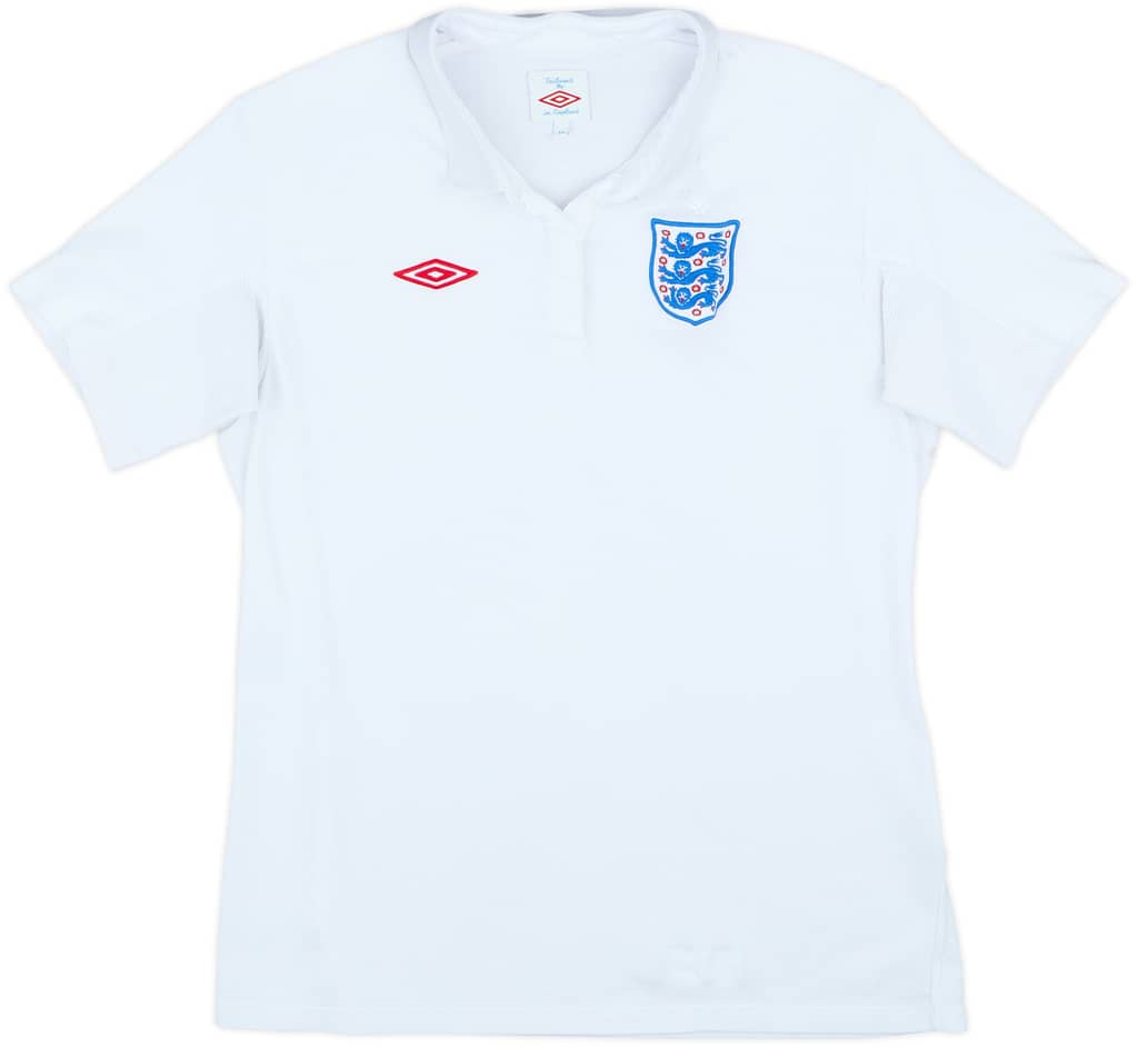 2009-10 England Home Shirt - 8/10 - (Women's M)