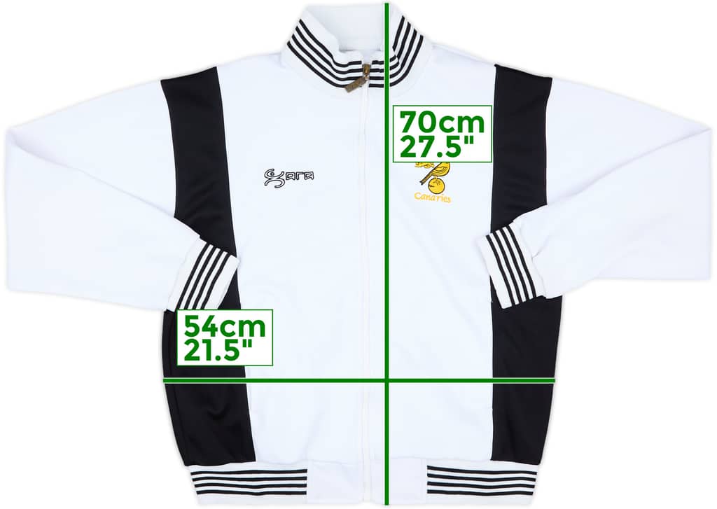 2006-07 Norwich Xara Track Jacket - 9/10 - (L)