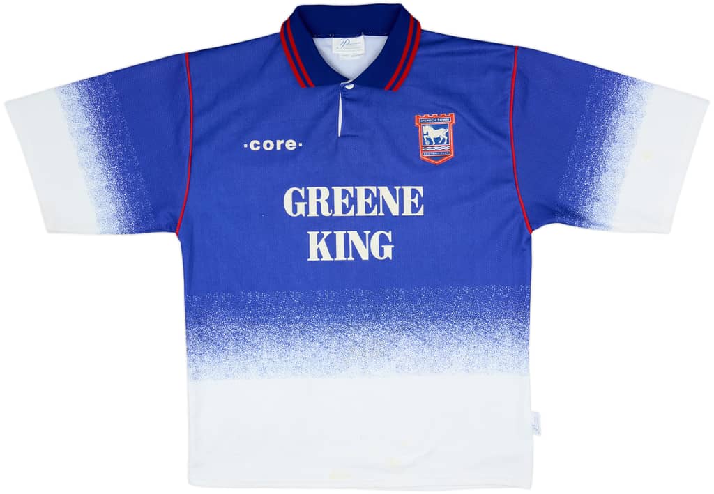 1995-97 Ipswich Home Shirt - 7/10 - (L)