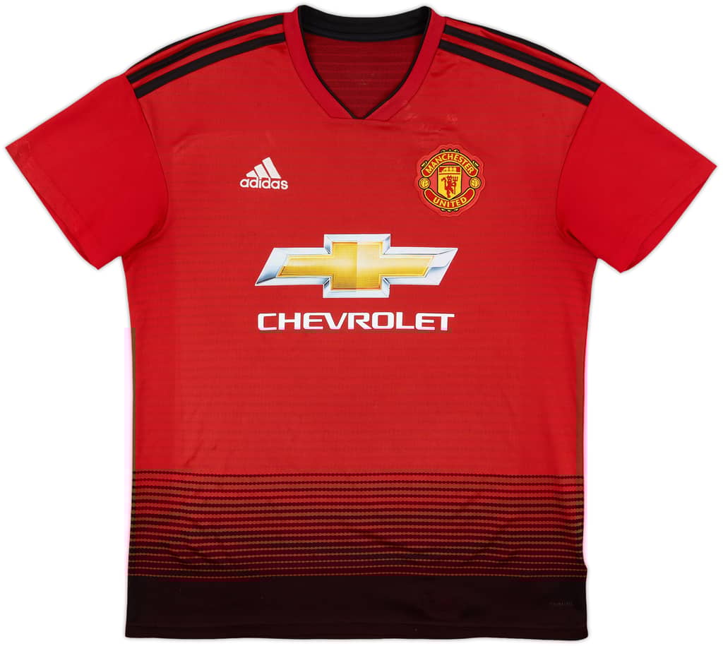 2018-19 Manchester United Home Shirt - 4/10 - (L)