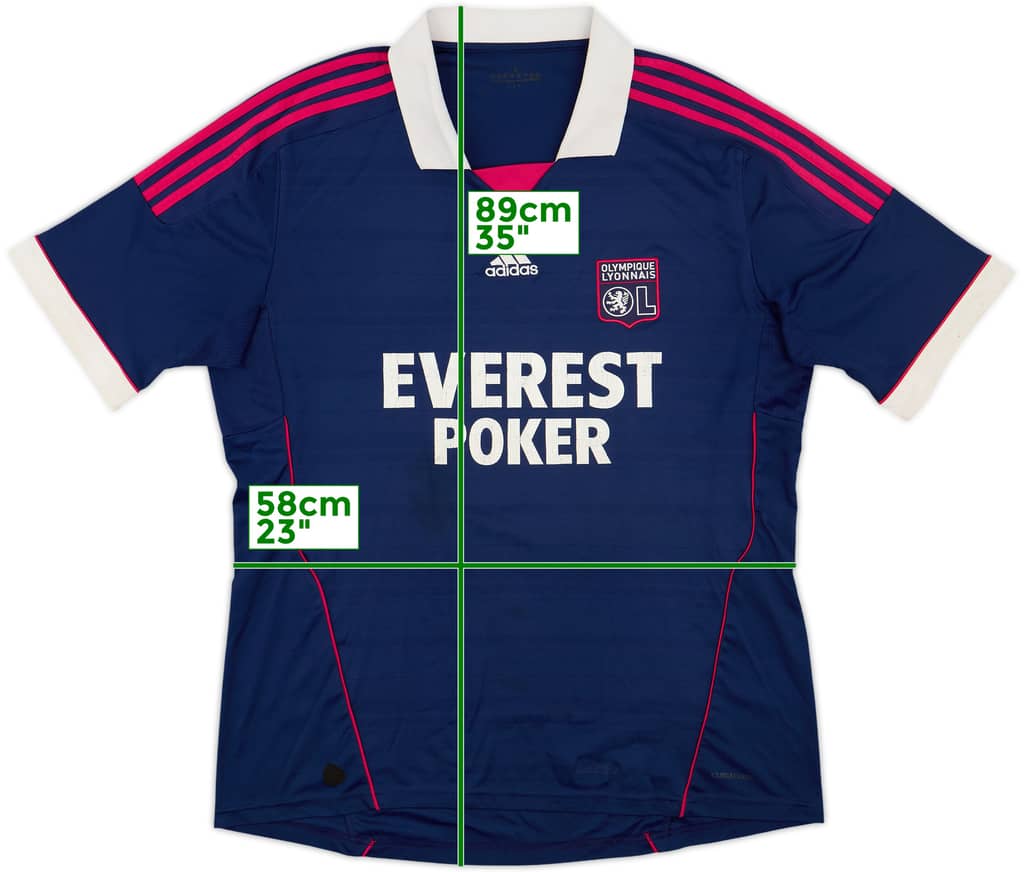 2011-12 Lyon Away Shirt - 5/10 - (L)