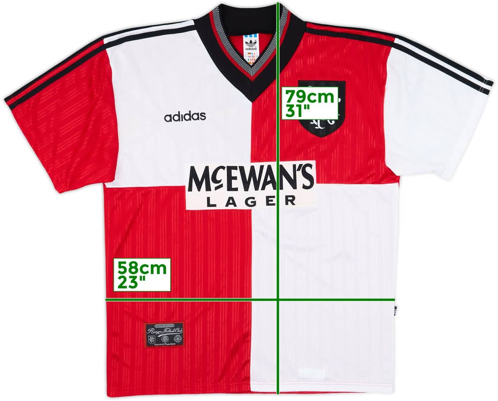 1995-96 Rangers Away Shirt - 8/10 - (L)