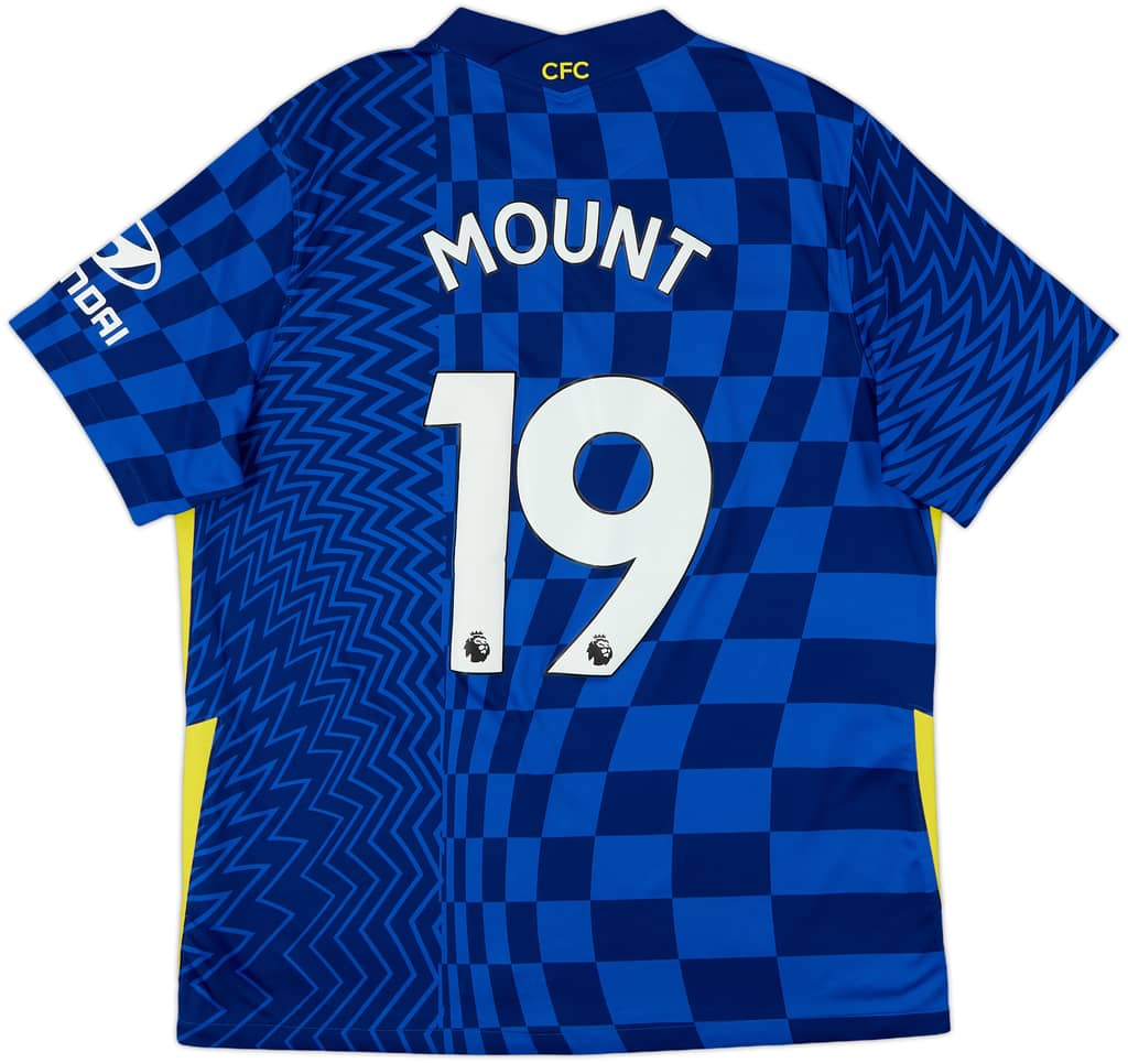 2021-22 Chelsea Home Shirt Mount #19 - 9/10 - (XL)