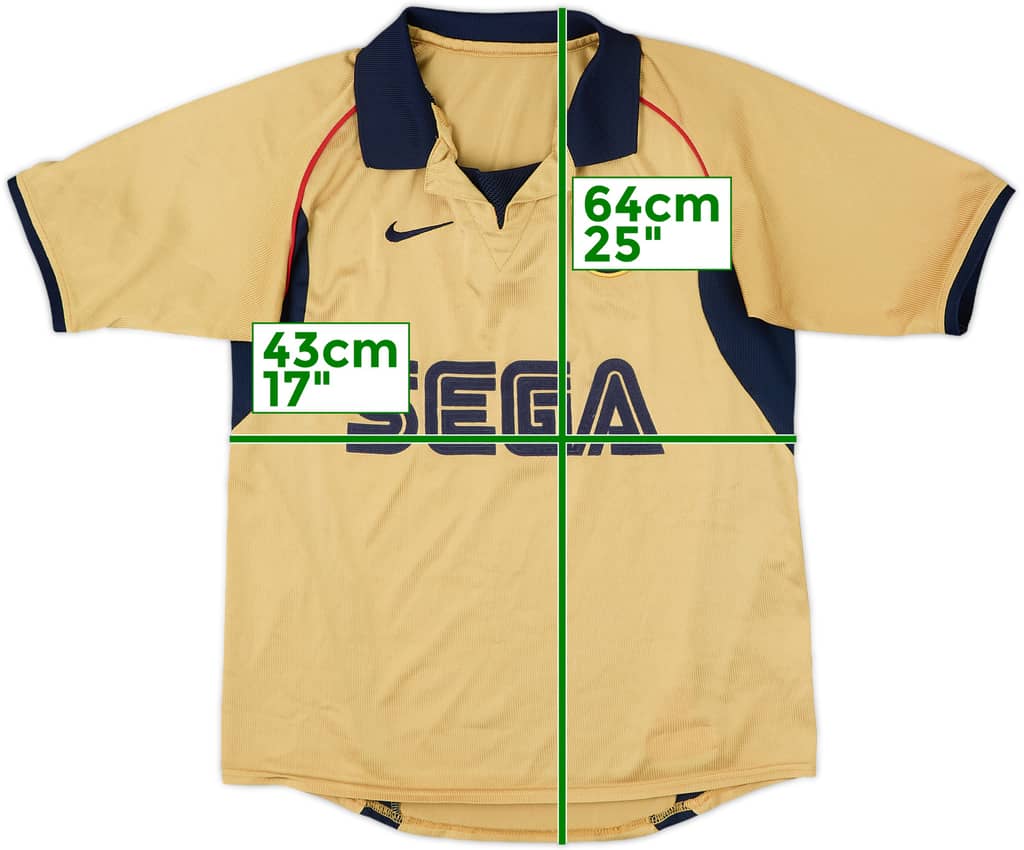 2001-02 Arsenal Away Shirt - 8/10 - (L.Boys)